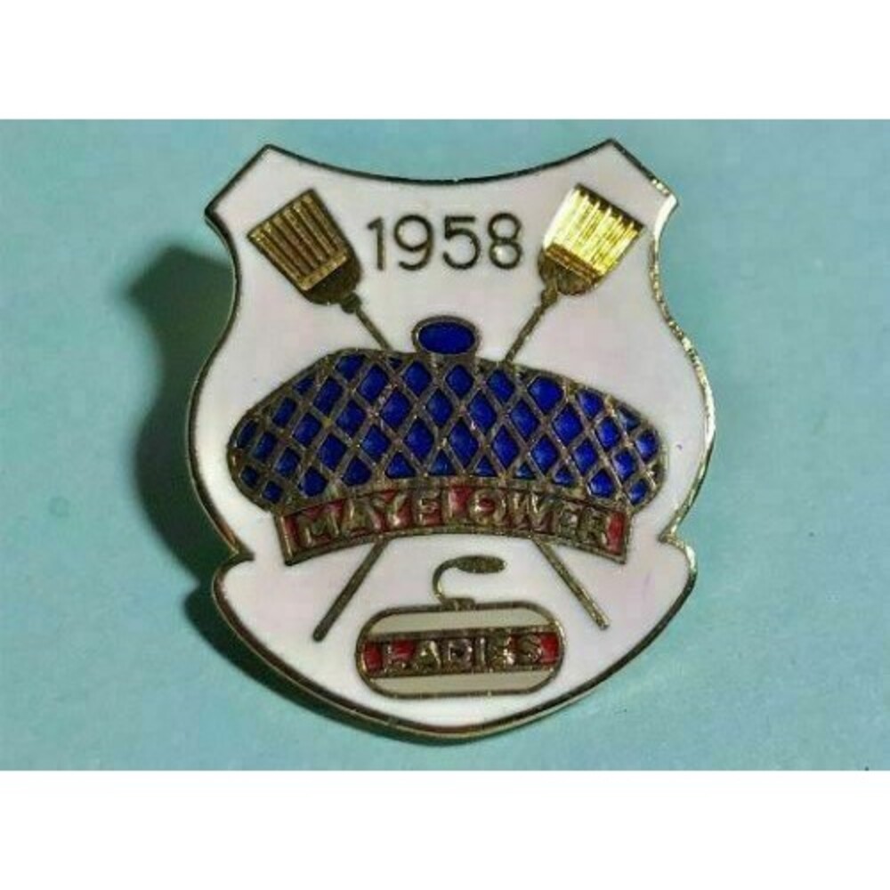 Mayflower Ladies Curling Club est 1958 ,Logo Pin